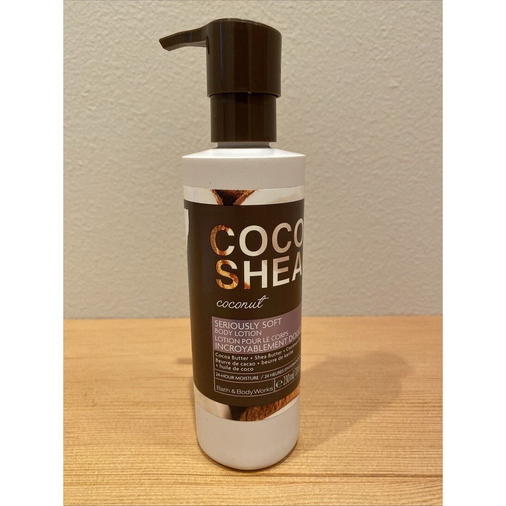 Bath & Body Works COCO SHEA Coconut Seriously Soft Body Lotion‎ 7.8 oz NEW Rare